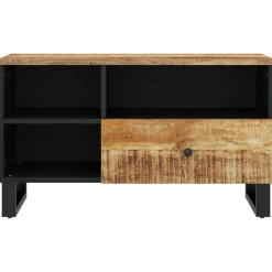 Tv-meubel 80x33x46 cm massief mangohout en bewerkt hout><noscript><img width=