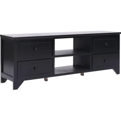 Tv-meubel 108x30x40 cm massief paulowniahout>vidaXL New