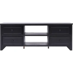 Tv-meubel 108x30x40 cm massief paulowniahout>vidaXL New