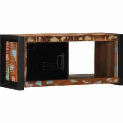 Tv-Meubels*vidaXL Tv-meubel 80x30x35 cm massief gerecycled hout