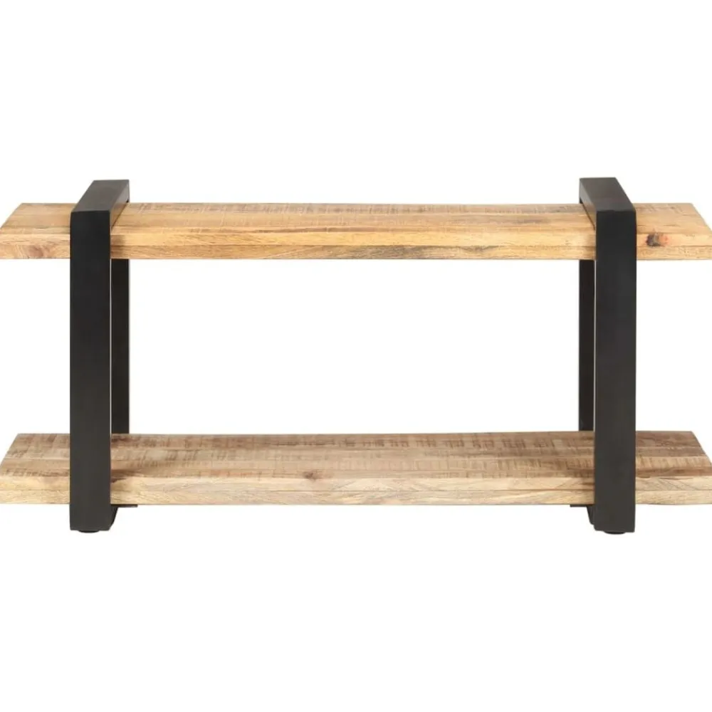 Tv-meubel 90x40x40 cm ruw mangohout>vidaXL Outlet
