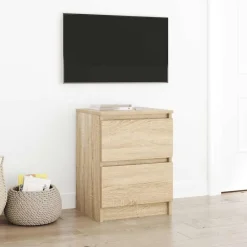 Tv-Meubels*vidaXL Tv-meubel 40x35x54 cm spaanplaat kleurig Sonoma eiken