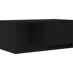 Tv-Meubels*vidaXL TV-meubel 60x31x25,5 cm spaanplaat kleurig Zwart eiken