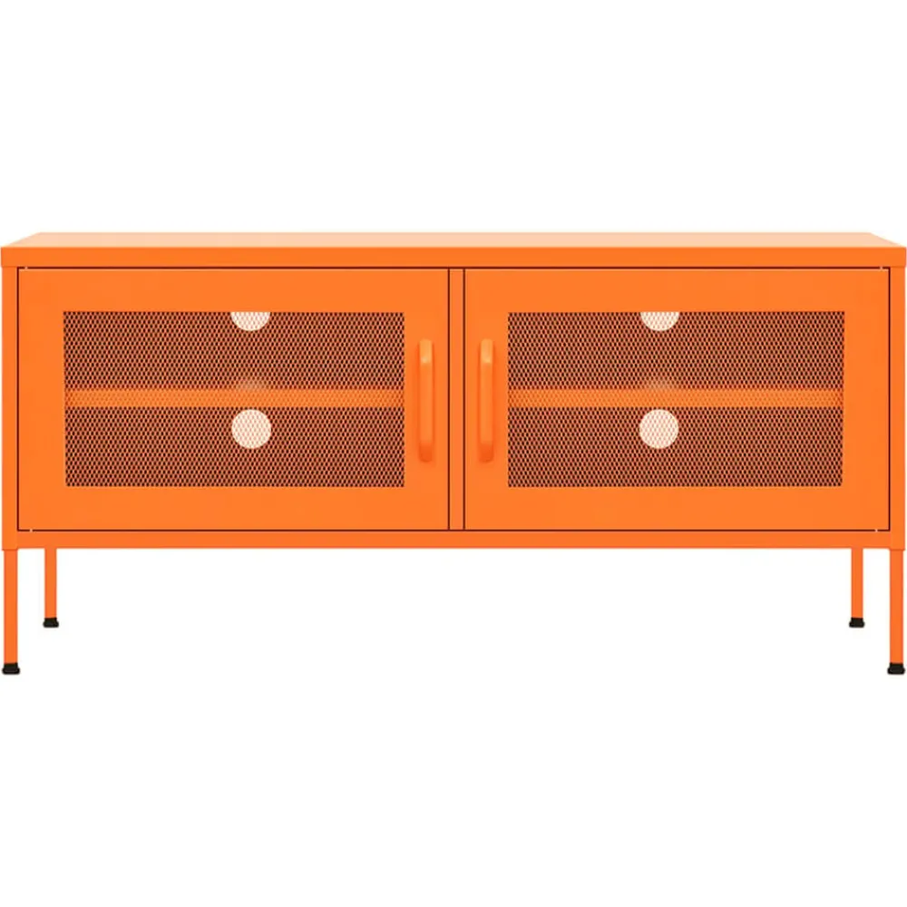 Tv-Meubels*vidaXL Tv-meubel 105x35x50 cm staal Oranje