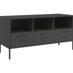 Tv-meubel 100,5x39x50,5 cm staal>vidaXL