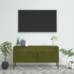Tv-meubel 105x35x50 cm staal>vidaXL Best