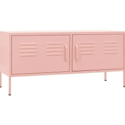 Tv-Meubels*vidaXL Tv-meubel 105x35x50 cm staal Roze