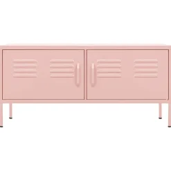 Tv-Meubels*vidaXL Tv-meubel 105x35x50 cm staal Roze