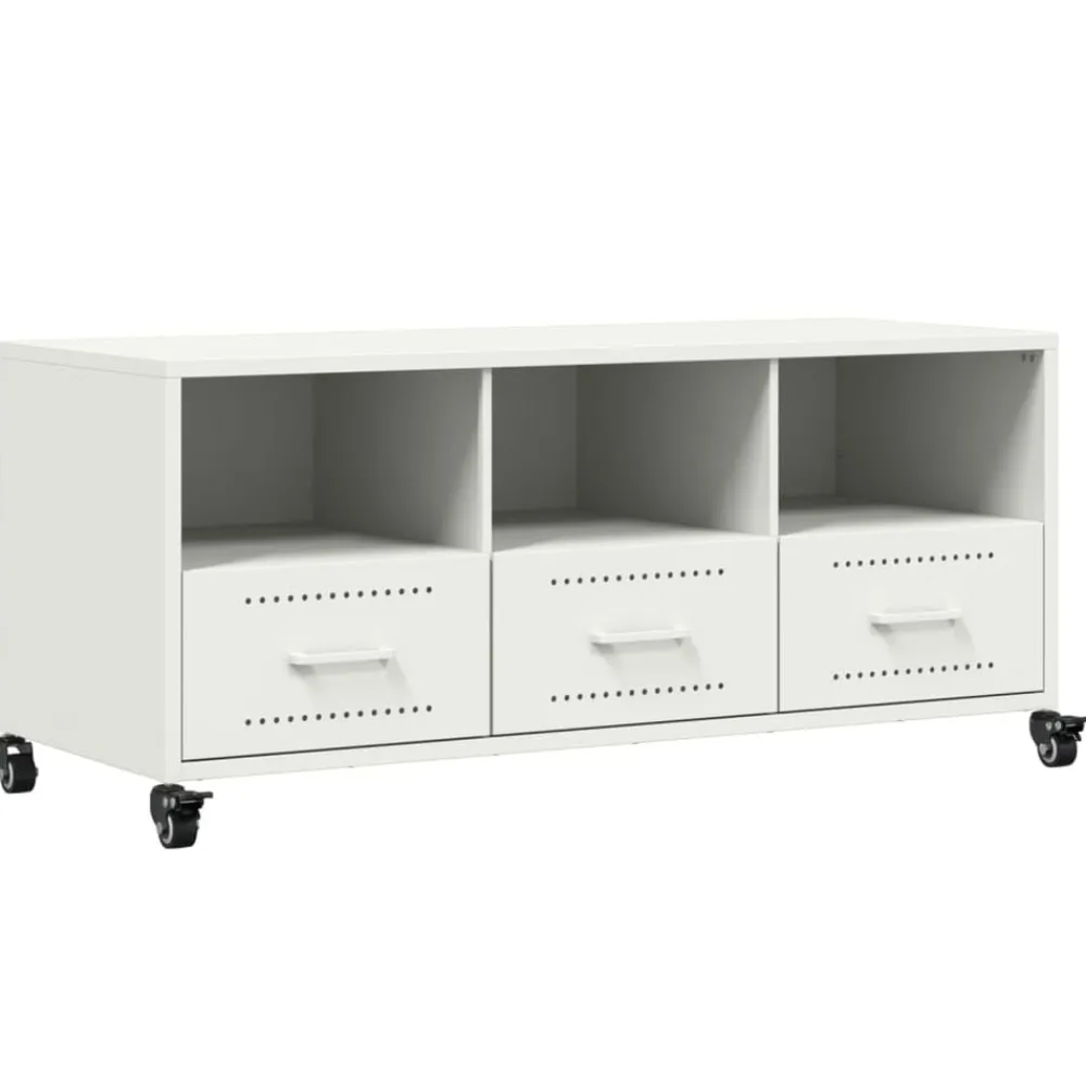 Tv-meubel 100,5x39x43,5 cm staal>vidaXL