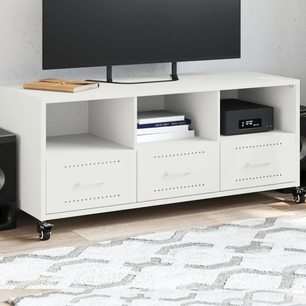 Tv-meubel 100,5x39x43,5 cm staal>vidaXL