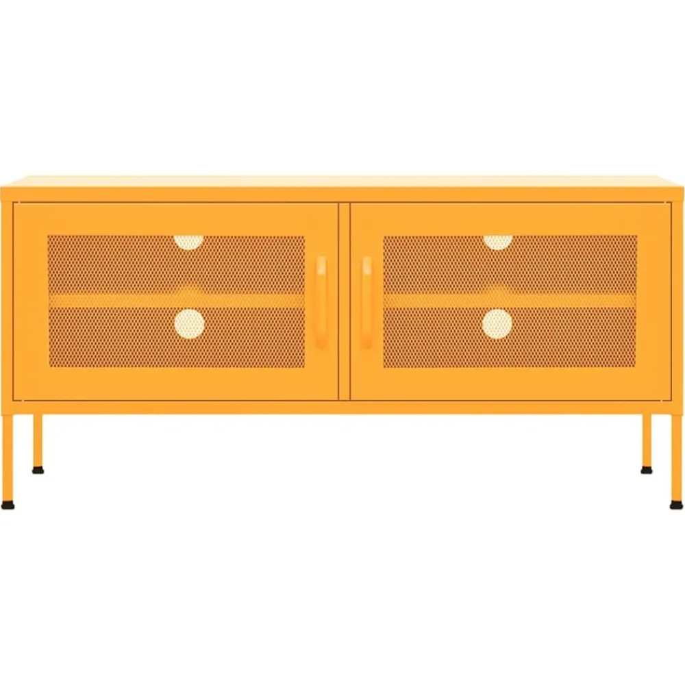 Tv-meubel 105x35x50 cm staal>vidaXL Outlet