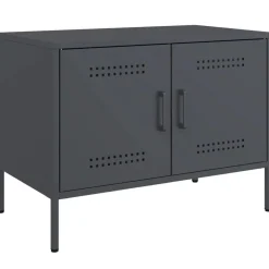Tv-Meubels*vidaXL Tv-meubel 68x39x50,5 cm staal kleurig Antraciet