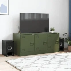 Tv-meubel 99x39x44 cm staal><noscript><img width=