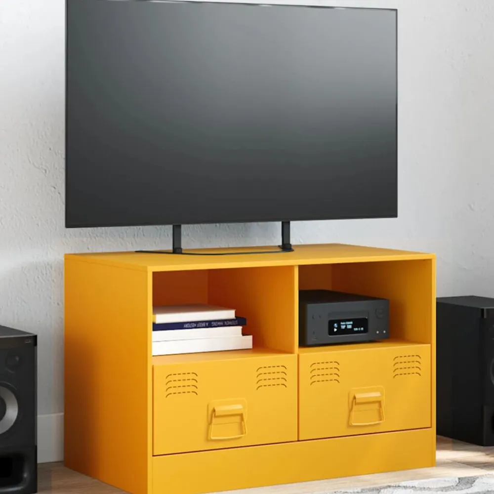 Tv-meubel 67x39x44 cm staal>vidaXL Best