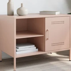 Tv-Meubels*vidaXL Tv-meubel 68x39x50,5 cm staal Roze