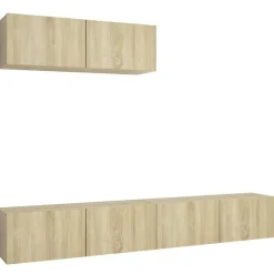 Tv-meubelen 3 st bewerkt hout kleurig>vidaXL Discount
