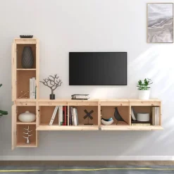 Tv-meubelen 4 st massief grenenhout><noscript><img width=