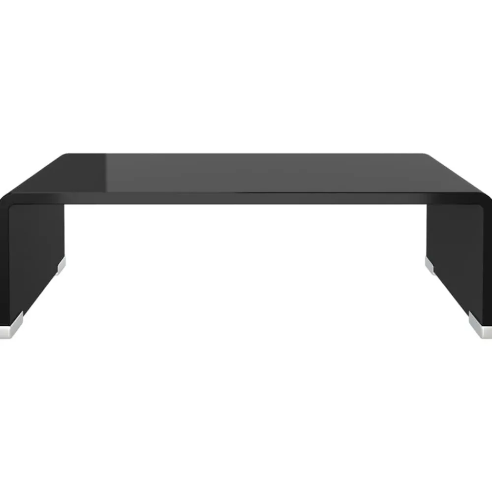 Tv-meubel/monitorverhoger 40x25x11 cm glas>vidaXL