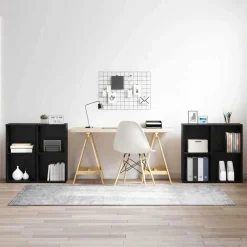 Tv-meubelset 4 pcs 37 x 37 x 72 cm Bewerkt hout>vidaXL Clearance