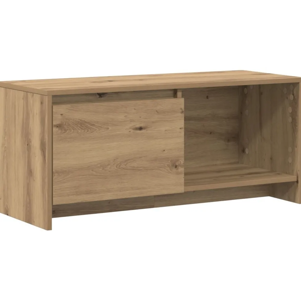 Tv-meubelset Artisan Eiken 90 x 35 x 40 cm Bewerkt hout>vidaXL Hot