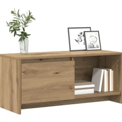 Tv-meubelset Artisan Eiken 90 x 35 x 40 cm Bewerkt hout><noscript><img width=