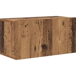 Tv-meubelset Wandgemonteerd Bruin 60 x 30 x 30 cm Bewerkt hout>vidaXL New