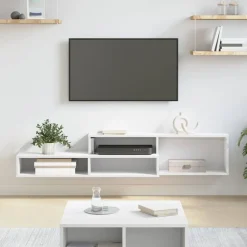 TV-stand 150x25x28,5cm Bewerkt hout>vidaXL Online