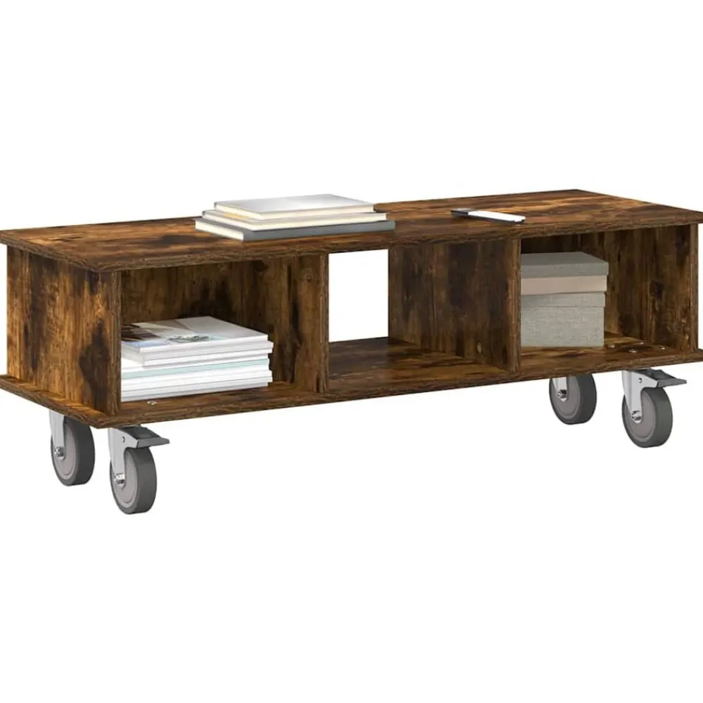 TV-standaard 100 x 35 x 35 cm Bewerkt hout>vidaXL Outlet