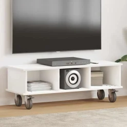 Tv-Meubels*vidaXL TV-standaard 100 x 35 x 35 cm Bewerkt hout Wit