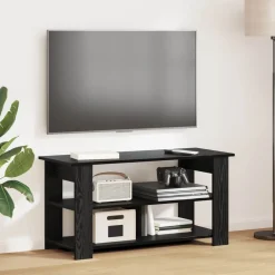 Tv-Meubels*vidaXL TV-standaard 100 x 40 x 50 cm Zwart eiken