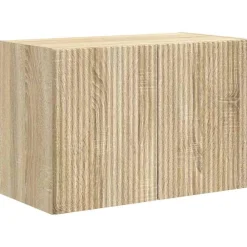 Tv-Meubels*vidaXL TV-wandkast 59,5 x 31 x 40 cm Bewerkt hout Sonoma eiken