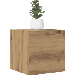 Tv-Meubels*vidaXL Tv-wandmeubel 30,5x30x30 cm kleurig Artisanaal eiken