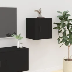 Tv-Meubels*vidaXL Tv-wandmeubel 40x34,5x40 cm Zwart