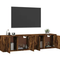 Tv-wandmeubels 2 st 80x34,5x40 cm kleurig><noscript><img width=