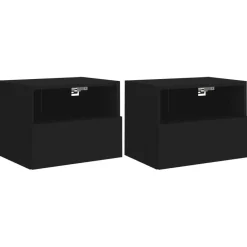 Tv-wandmeubels 2 st 40x30x30 cm bewerkt hout>vidaXL Hot
