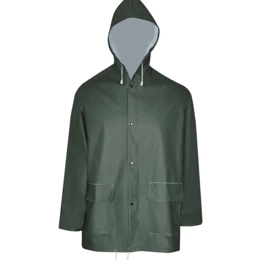 Tweedelig regenpak waterbestendig met capuchon XL>vidaXL Clearance