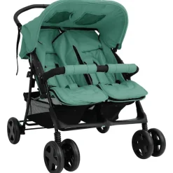 Tweelingkinderwagen staal>vidaXL Sale
