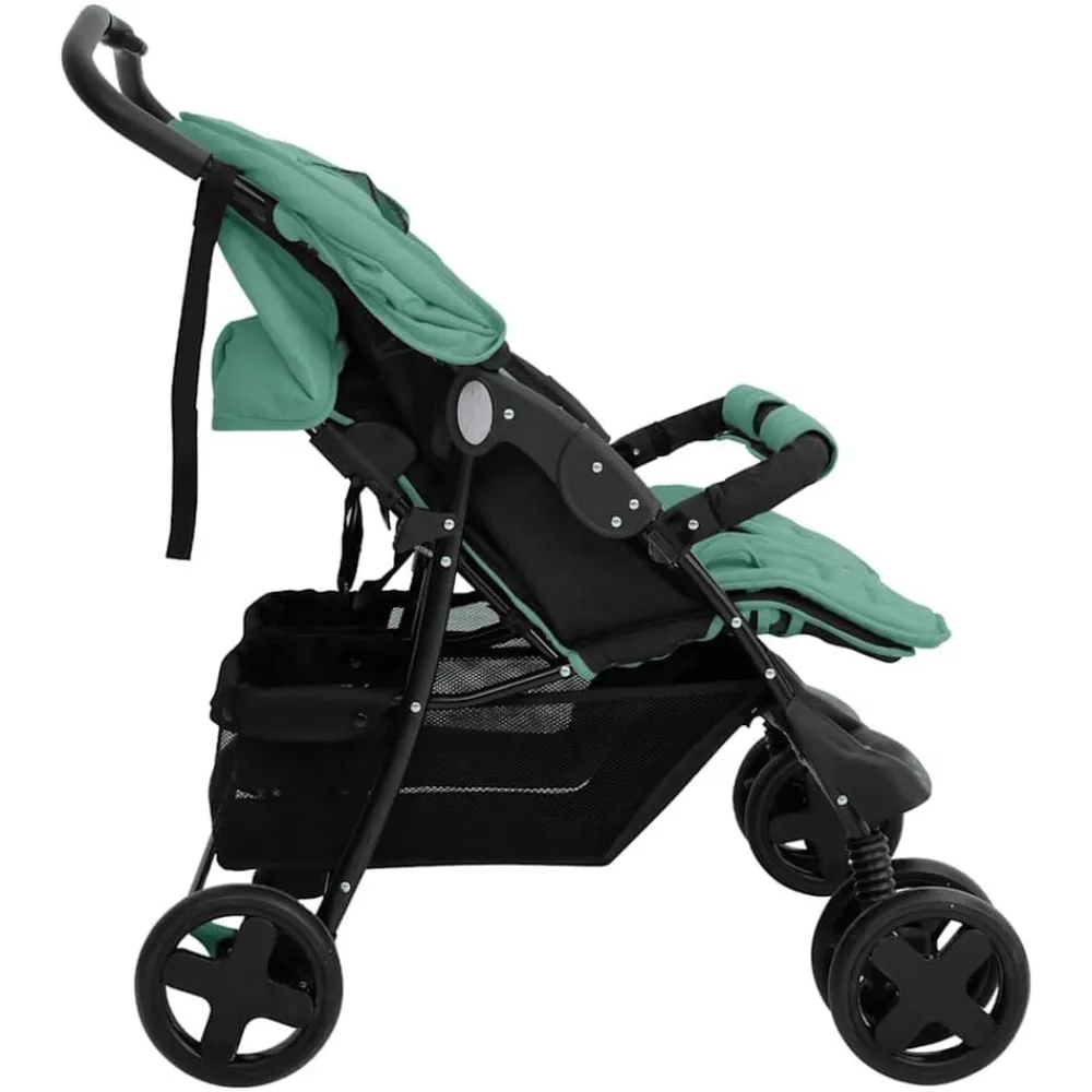 Tweelingkinderwagen staal>vidaXL Sale