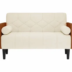 Tweezitsbank met kussen 110 cm linnen><noscript><img width=
