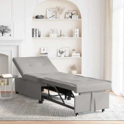 Uittrekbare Slaapbank 194 x 67 x 82 cm Microvezel>vidaXL Sale