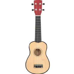 Kunst & Entertainment*vidaXL Ukuleleset met tas voor kinderen sopraan 21'' lichthoutkleurig Lichtbruin