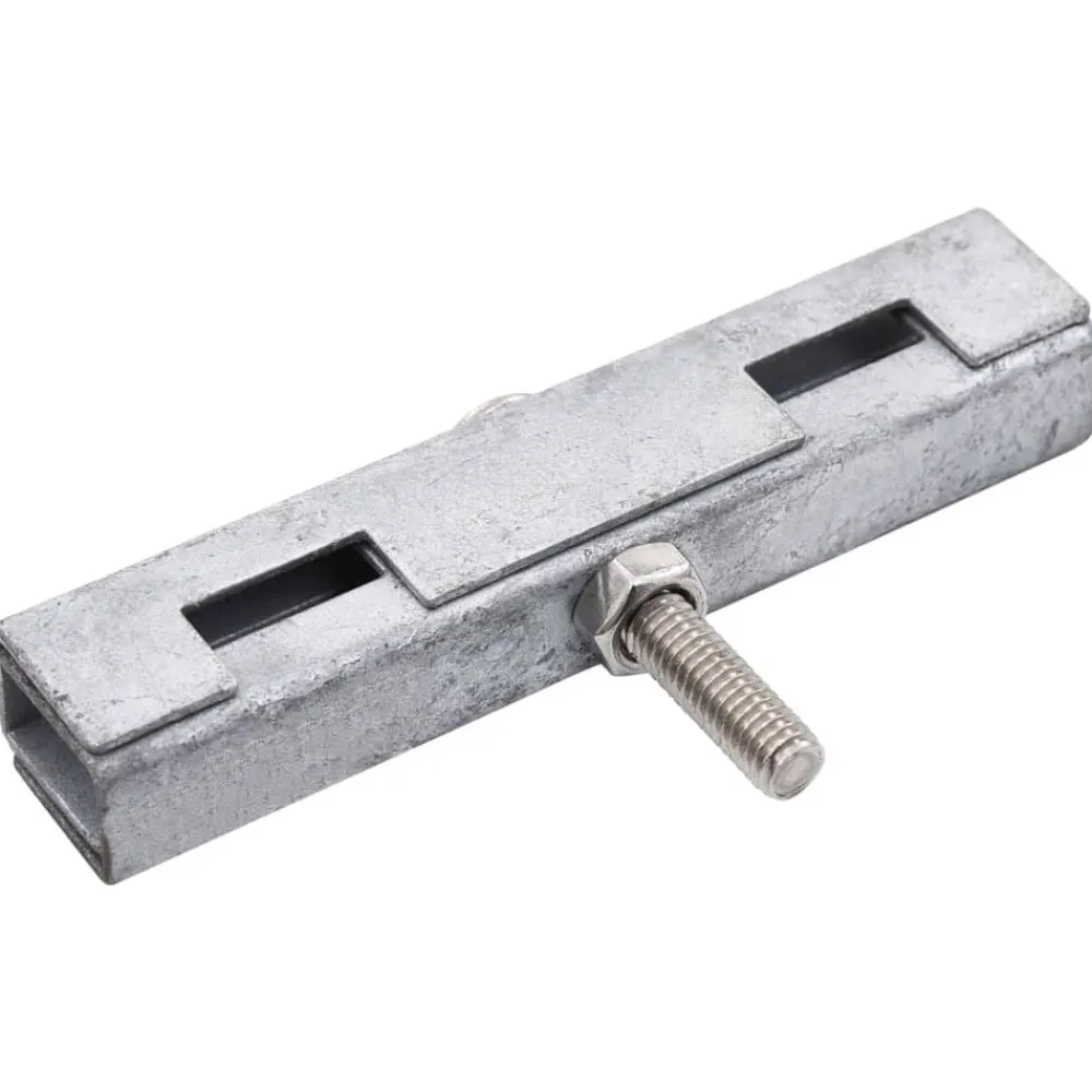 Tuinafscheidingen*vidaXL U-matverbinding 10 sets kleurig Zilver