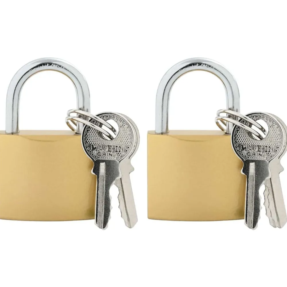 U-slot met sleutels 2 pcs Koper IJzer>vidaXL Best