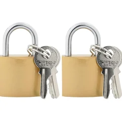 Sloten & Sleutels*vidaXL U-slot met sleutels 2 pcs Koper IJzer