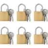 Sloten & Sleutels*vidaXL U-slot met sleutels 6 pcs Koper IJzer