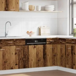 Vaatwasserpaneel Lyon 45x3x67 cm bewerkt hout kleurig>vidaXL Clearance