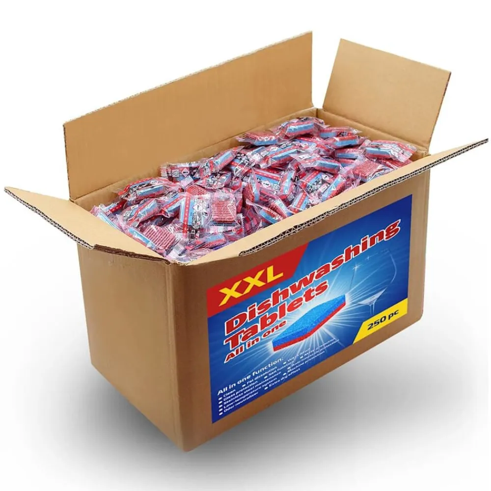 Huishoudelijke Benodigdheden*vidaXL Vaatwastabletten 12-in-1 250 st 4,5 kg