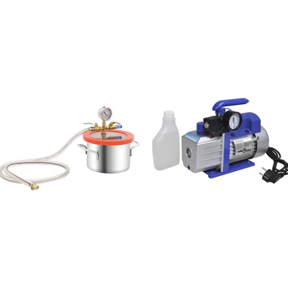 Vacuümkamer met 1-traps pomp 3,7 L>vidaXL Best