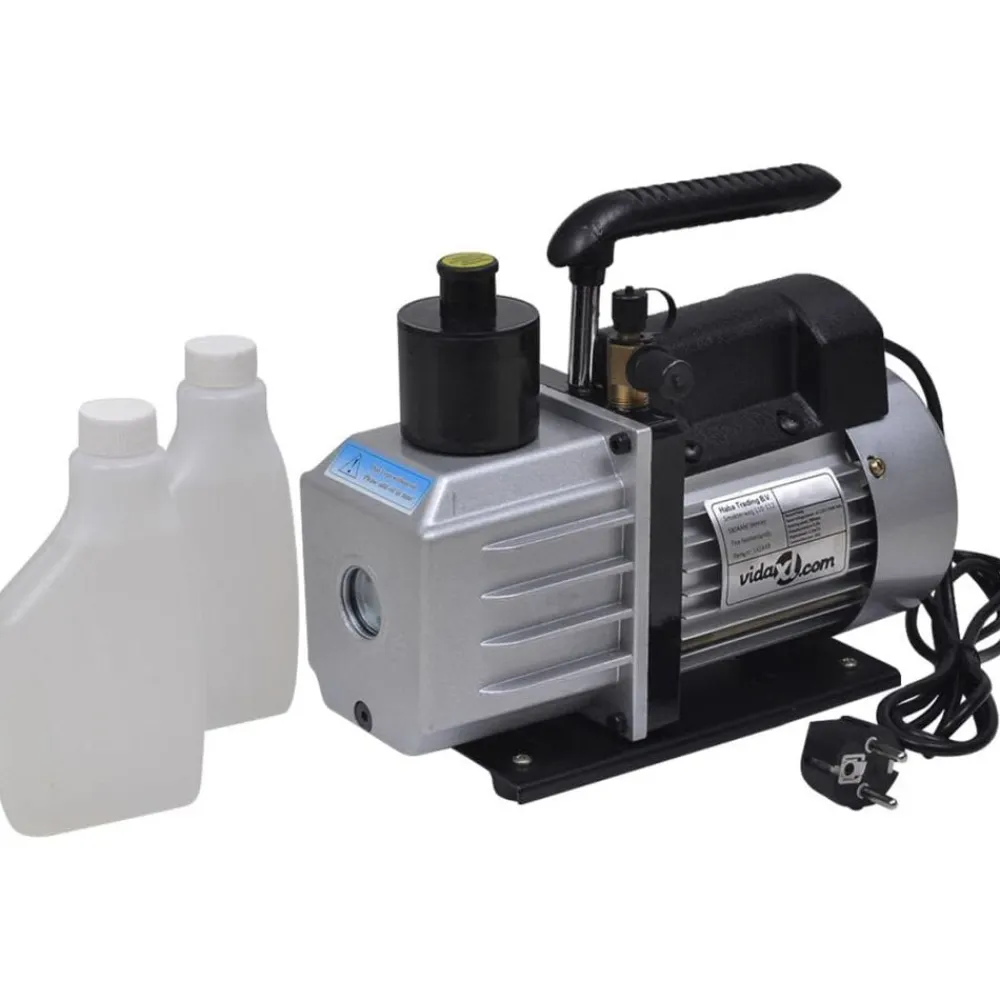 Vacuümpomp 50 L/min met 2-voudige manometerset>vidaXL Hot