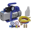 Huishoudaccessoires*vidaXL Vacuümpomp 1-traps met 4-voudige manometerset